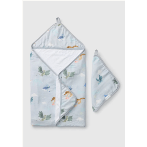 Hooded Towel Set - Magical Dragons