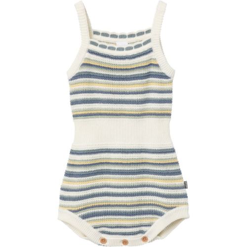 Modern Moments™ by Gerber Baby Girls' Crochet Sunsuit, Medium Teal, 3-6 Months