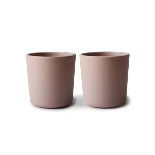 Mushie - Dinnerware Cup, Set Of 2 - Blush