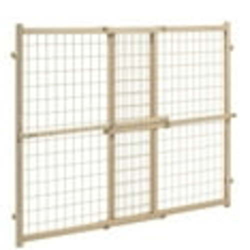 Evenflo Position & Lock Tall and Wide Value Adjustable Baby Gate (Natural), Fits Openings 31 - 50 in. Wide