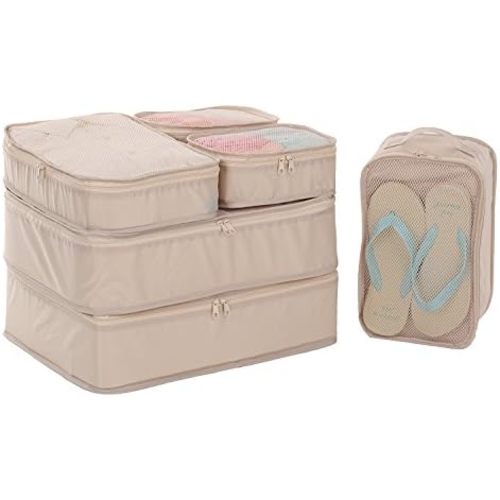 JJ POWER Travel Packing Cubes, Luggage Organizers with Shoe Bag