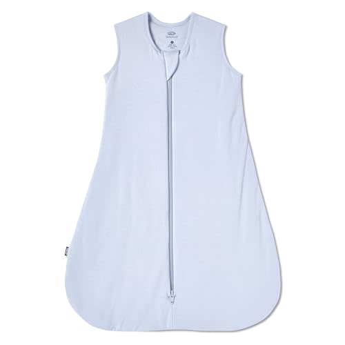 HALO SleepSack SuperSoft Wearable Blanket, Viscose Made From Bamboo, Sleeping Bag for Babies, 1.5 TOG, 6  12 Months, Medium, Blue Fog