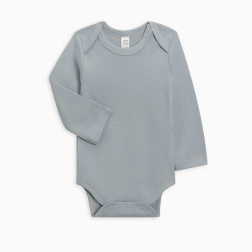 Classic Long Sleeve Bodysuit, Mist, 3-6M