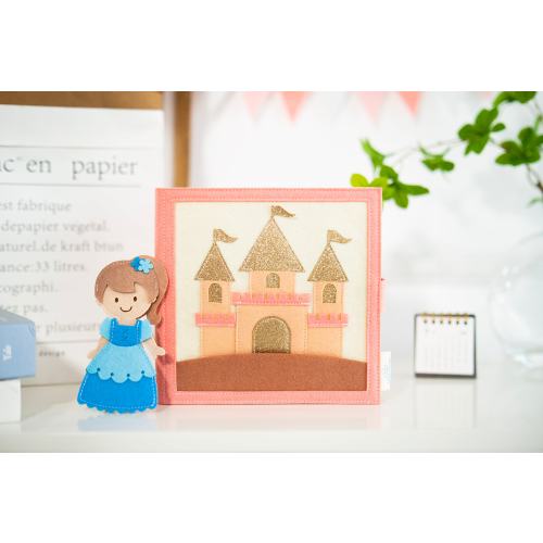 Princess Dressing room Quiet Book, Felt busy book, Montessori busy book, Felt doll