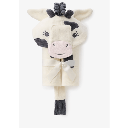 Cow Hooded Baby Bath Wrap – Elegant Baby