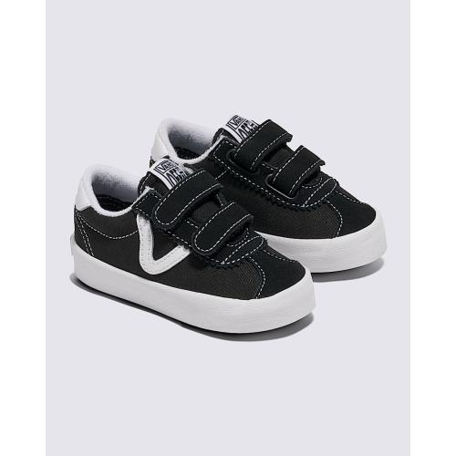 Toddler Sport Low V Shoe in Black / White | Vans