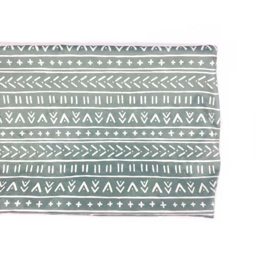 Crib Sheet- SAGE MUDCLOTH- boy bedding- girl bedding- boho bedding- mudcloth- gender neutral- sage crib sheet