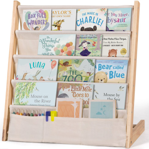 Isabelle & Max™ Bookcase Book Shelf Display Book Rack Storage, Compact Storage Rack for Books and Magazines | Wayfair