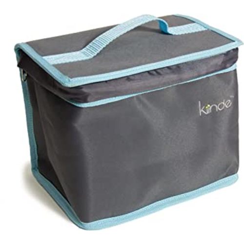 Kiinde Twist Breast Milk Storage Bag and Ice Pack Kit for Breastfeeding Moms - Gray