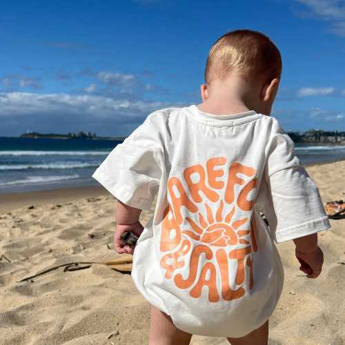 Barefoot & Salty oversized romper
