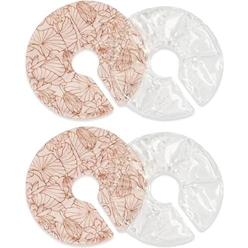 Kindred Bravely Soothing Breast Gel Pads | Hot or Cold Gel Packs for Breastfeeding & Pumping (2 Pack)