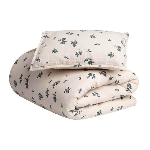 Garbo&Friends Blueberry Muslin Baby Bed Set