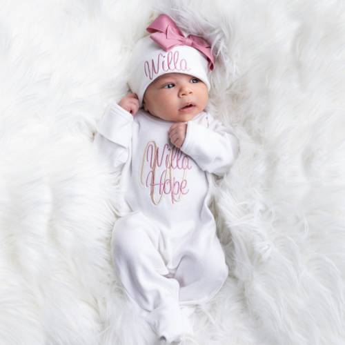 Baby Girl Coming Home Outfit Baby Girl Clothes Newborn Girl Coming Home Outfit Baby Girl Romper Newborn Girl Clothes Baby Girl Gift