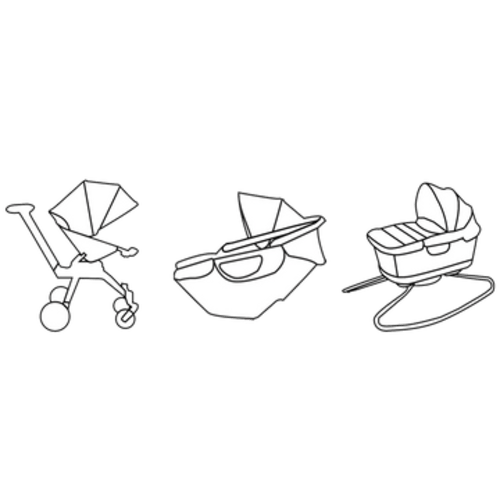 Orbit Baby Stroll, Sleep, & Ride Travel System - Stroller, Car Seat, & Bassinet Combo