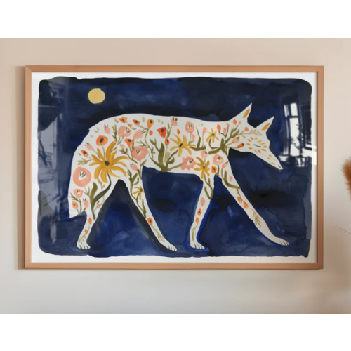 Flower Fox by Melissa Lakey – Little Van Gogh's