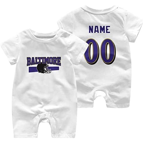 ANTKING Baby Clothes Personalized Custom Baby Name and Number for Boy Girl Gift