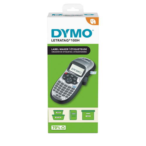 DYMO Letratag 100H Handheld Label Maker, Portable Machine with LT Printer Tape