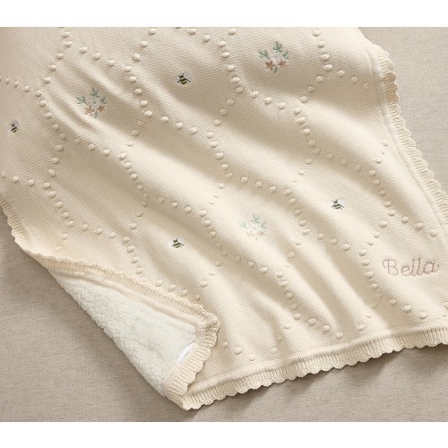 Bella Bee Heirloom Baby Blanket