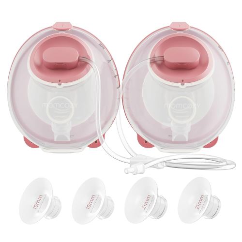 Momcozy Original V1 Pro/V2 Pro Breast Pump Replacement Accessories,Milk Collection Cups Only for Momcozy V1 Pro/V2 Pro, 2 Pack
