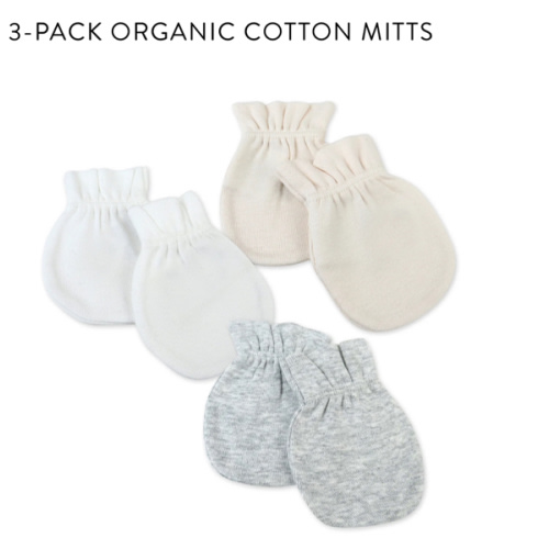 3-Pack Organic Cotton Mitts | Honest Baby Clothing
