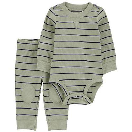 Baby Boy Carter's Striped Long Sleeve Bodysuit & Pants Set