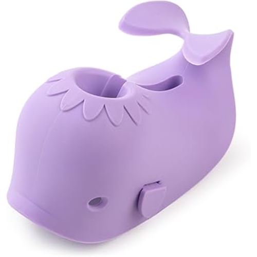 Faucet Cover Bathtub Baby Spout Cover Soft,Bath Faucet Cover for Baby's and Kid's Safety (Whale Purple)