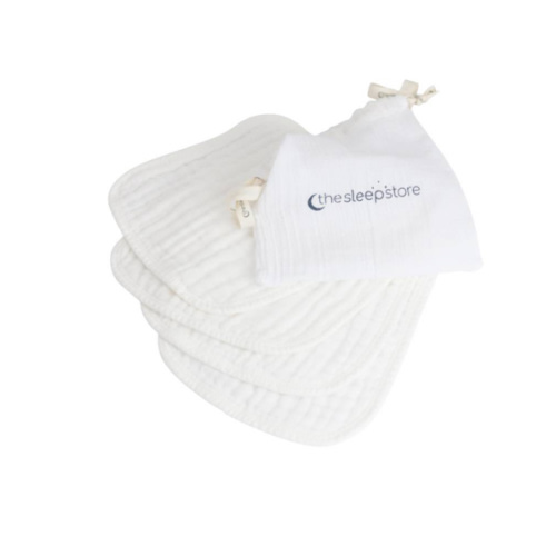 The Sleep Store Muslin Face Cloth 4 pack | Towels & Facecloths | The Sleep Store