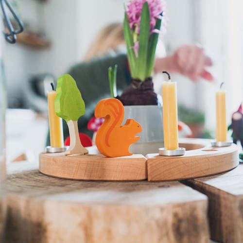 Grimm's Brass Candle Holder