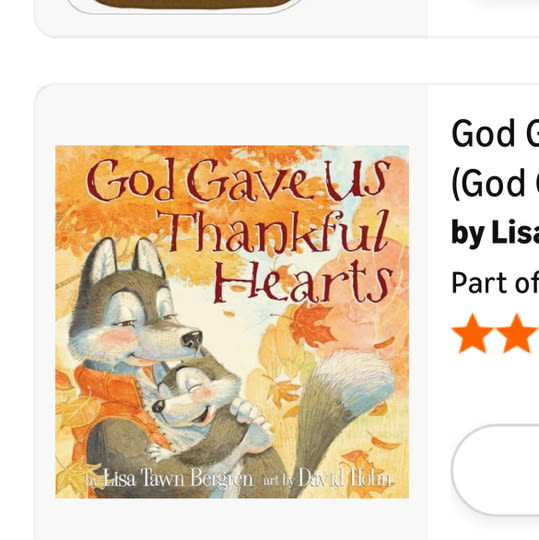 God Gave Us Thankful Hearts (God Gave Us Series)