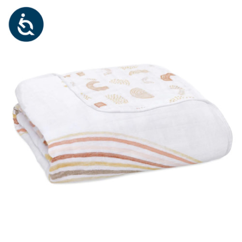 Keep Rising Cotton Muslin Dream Blanket | aden + anais