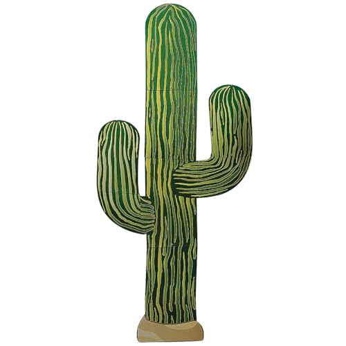 Fun Express 6 Foot Jointed Cactus Wall Decor - VBS Vacation Bible School Supplies/Decor