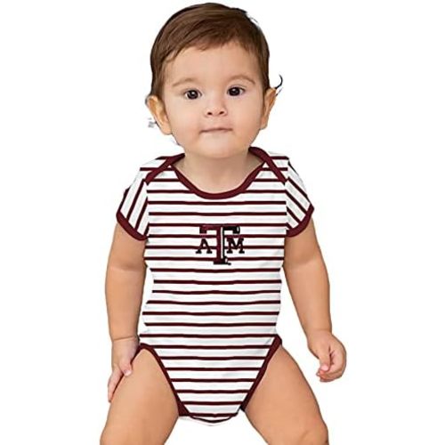 Two Feet Ahead Striped Baby Bodysuit Creeper Baby Boy Clothes for Newborn infants Sizes 0-3M 6M 12M