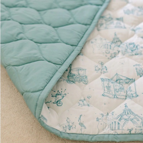 Circus Toile Quilted Playmat