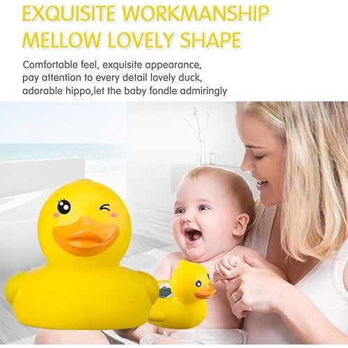 b&h Baby Thermometer, The Infant Baby Bath Floating Toy Safety Temperature Water Thermometer (Classic Duck)