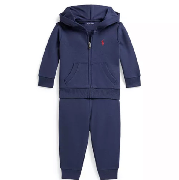 Baby Boys' Full-Zip Hoodie & Pants, 2-Piece Set