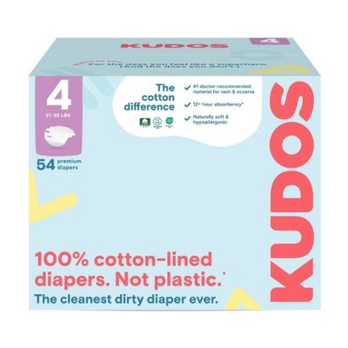 Kudos Ultimate Diaper - Size 4 - 54ct