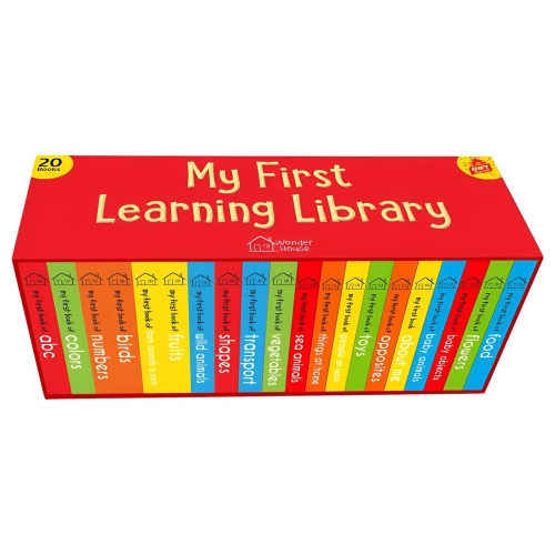 My First Complete Learning Library : Boxset of 20 Board Books Gift Set for Kids (Horizontal Design) (Multiple copy pack)