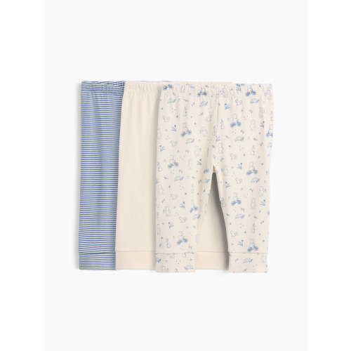 Baby First Favorites Organic Cotton Pull-On Pants (3-Pack)