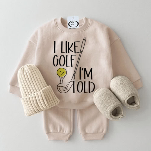 I LIKE GOLF I&#x27;M TOLD Baby 2-Piece Set
