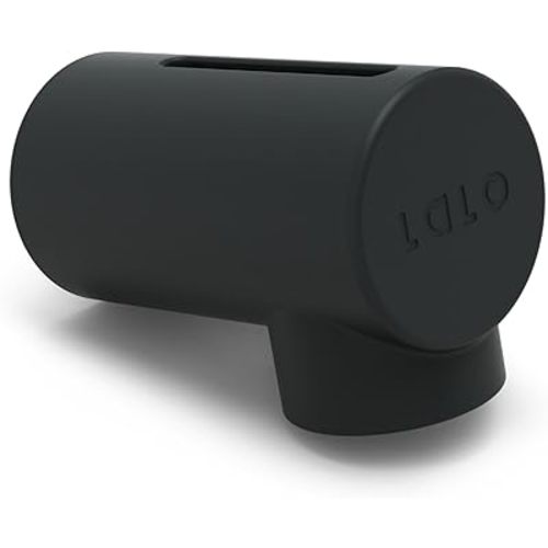 Lalo Spout Cover – BPA-Free Silicone Bath Spout Safety Cover for Babies & Toddler, Fits Most Faucets, Soft & Durable Silicone Bathtub Faucet Cover, Easy to Clean - Licorice