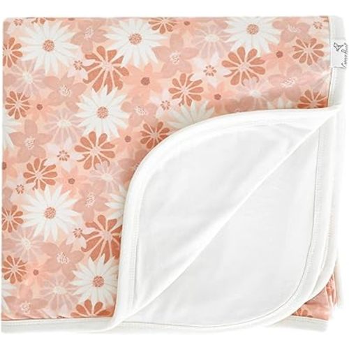 Copper Pearl Three-Layer Baby Blanket: Soft Baby Quilts for Boys and Girls | Breathable, Cozy, Toddler Blanket | Baby Quilt for Newborns | 46x46 Premium Polyester/Rayon | Penny