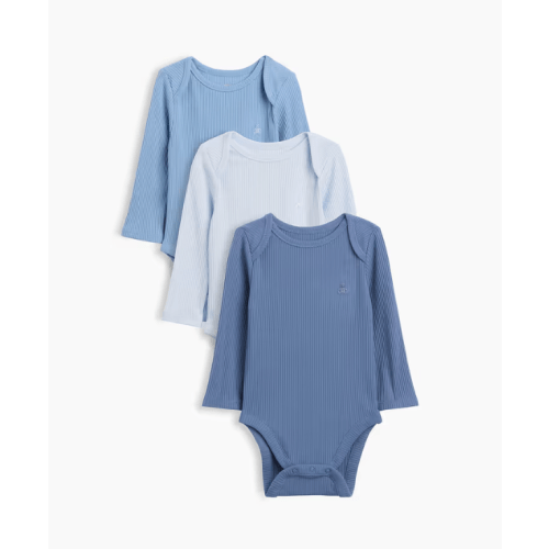Baby First Favorites TinyRib Pocket Bodysuit (3-Pack)
