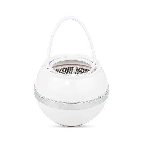 Crystal Quest White Bath Ball Water Filter Reduces Contaminants for Softer, Smoother Skin - BPA Free