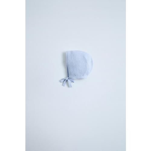 KNIT BONNET - Pastel blue | ZARA United States