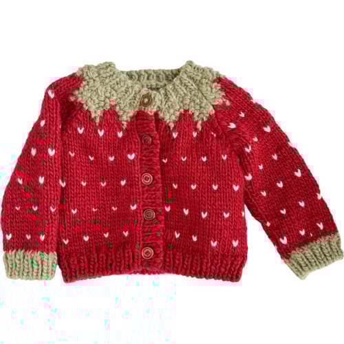 Strawberry Cardigan - The Blueberry Hill | Maisonette