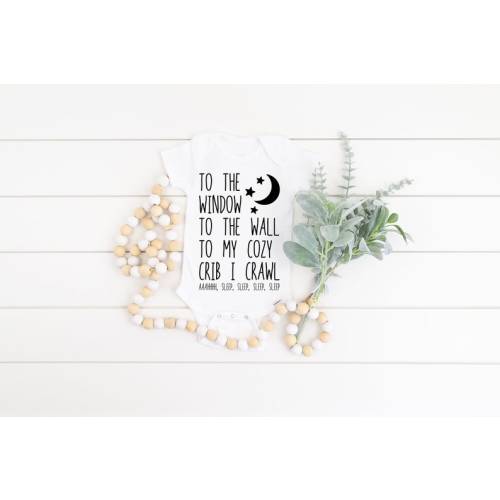 To the Window to the Wall to My Cozy Crib I Crawl Baby - Etsy