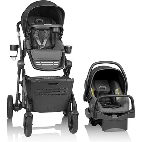 Evenflo Pivot Troop Child and Pet Modular Travel System (Rhodesboro Black)