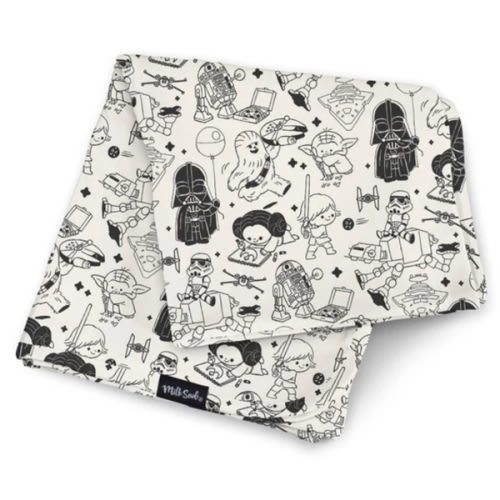 * STAR WARS™ Galaxy Games Swaddle Receiving Baby Blanket – Happiest Tees On Earth