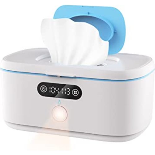 Bellababy Wipe Wamer for Vehicle and Home Use, Baby Wet Wipes Dispenser and Diaper Wipe Warmer with Night Light,Temperature Display,No Need Water and Sponge, ℉ and ℃ Convertible