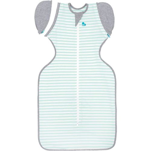 Love to Dream Swaddle Up Transition Swaddle, Patented Zip-Off Wings, Gently Help Baby Transition from Being Swaddled to Arms Free When Showing Signs of Rolling, 1.0 TOG, 13-19 lbs, Mint
